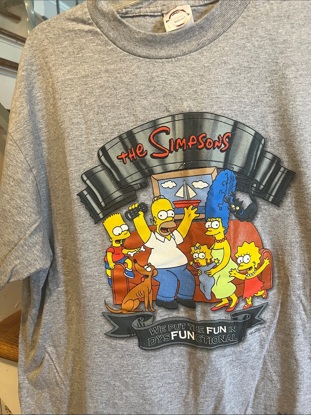 Simpsons dysfunctional family t shirt